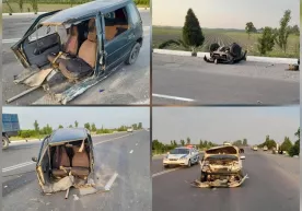 Андижонда содир бўлган ЙТҲда Тико бўлиниб кетди фото
