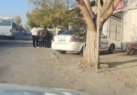 Farg‘onada yo‘l harakati xavfsizligi xizmati xodimi qoidani buzdi фото