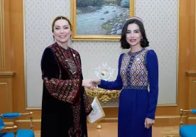Saida Mirziyoyeva Turkmanistondagi xalqaro konferensiyada ishtirok etdi фото