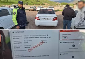 Жарималардан 100 млн сўм қарзи бор автомобил Қамчиқ довонида ушланди фото