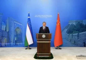 Шавкат Мирзиёев «CIIE-2020» Импорт маҳсулотлари учинчи Хитой халқаро кўргазмасининг очилиш маросимида иштирок этди фото