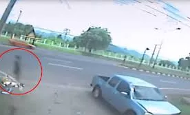 YTHga uchragan ayolning tanasini tark etayotgan arvohi videoga tushib qoldi (Video) фото