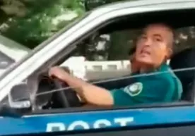 Ҳайдовчини яқинни ёритувчи чироқ ҳақидаги гапи учун тўхтатган ППХ ходими ҳайфсан олди фото