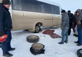 Қозоғистонда Ўзбекистоннинг 20 фуқароси микроавтобусда музлаб қолди фото