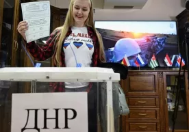 Германиялик кузатувчи Мелитополда ташкил этилган референдумни юқори баҳолади фото