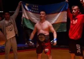 Ўзбекистонлик яккакурашчи чемпионлик камарини қўлга киритди фото