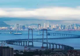 Хитойда дунёдаги энг катта денгиз магистрали қуриб битказилди (видео) фото
