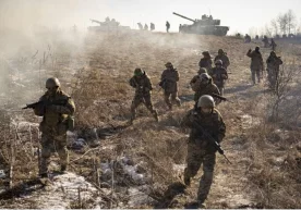Россия кучлари Запорожьедаги Украина ҳарбий истеҳкомларини эгаллаб олди фото