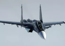 Qozog‘istonda Su-30 qiruvchi samolyoti falokatga uchradi фото