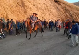 Қирғизистонда Хитой компаниясига қарши митинг ўтказилди (видео) фото