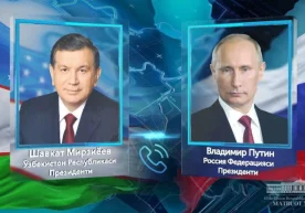 Шавкат Мирзиёев ва Владимир Путин телефонлашиб олишди фото