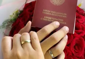 Ўзбекистонда 6,5 мингдан зиёд никоҳдан ўтмасдан бирга яшаётганларнинг никоҳи қайд этилди фото