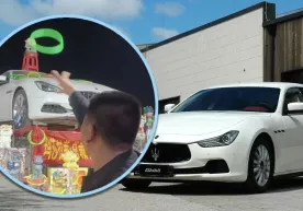 Выигранная в китайской игре машина Maserati оказалась всего лишь арендованной фото