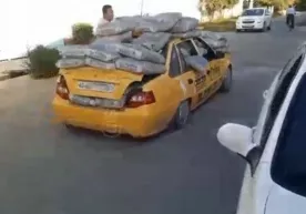 Marg‘ilonda garov o‘ynab, Nexia’ga 3 tonna sement yuklagan haydovchiga chora ko‘rildi фото