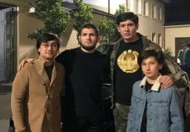 Ҳабиб Нурмагомедов Тошкентга келгани ҳақида пост қолдирди фото