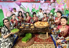 Yevropa Ittifoqi diplomatlaridan original Navro‘z tabrigi фото