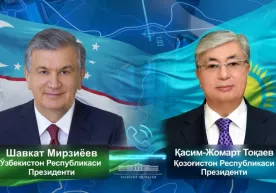Mirziyoyev Qasim-Jomart Toqayevni saylovdagi g‘alabasi bilan tabrikladi фото