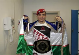 O‘zbekiston kursanti Bishkekda MMA kamarini qo‘lga kiritdi фото