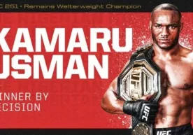 UFC 251. Камару Усмон Хорхе Масвидални мағлуб этди ва чемпионлик камарини ҳимоя қилди фото