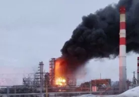 Россиядаги нефть базаларига дронлар ҳужум қилди фото