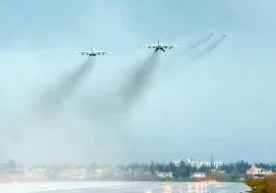 Россия Сурияда араб коалицияси кучларини бомбардимон қилди фото