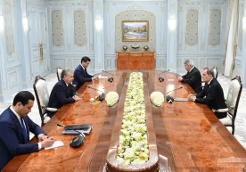 O‘zbekiston prezidenti Ozarbayjon tashqi ishlar vazirini qabul qildi фото