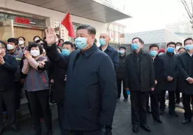 Текширув юқори даражада: Си Цзиньпин Уханга борди фото