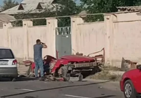 Қашқадарёда «Нексия»нинг газ баллони портлади, 2 киши ҳалок бўлди фото