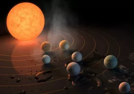 NASA'dan sensasion yangilik! Erga o‘xshash yana etti sayyora aniqlandi фото