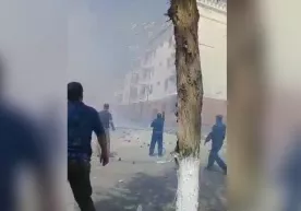 Termizdagi koʻpqavatli uylardan birida gaz portladi (video) фото