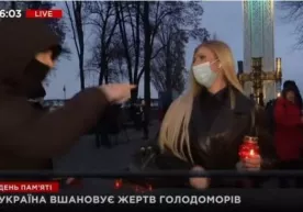 Jurnalist qizga jonli efir vaqtida hujum qilindi (video) фото