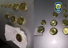 Олтин қотишмаларини олиб кетаётган ҳайдовчи ушланди фото