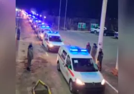 O‘zbekiston Turkmanistonga zamonaviy tez yordam mashinalarini jo‘natdi фото