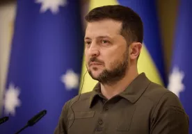 Зеленский ГЭС портлашига муносабатдан ҳайратга тушди фото