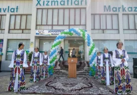 Soʻxda Davlat xizmatlari markazining yangi binosi foydalanishga topshirildi (foto) фото