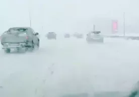 Moskvada kuchli qor bo‘roni boshlandi (video) фото