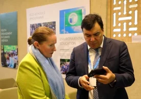 Jahon banki vakili O‘zbekistonning COP29'dagi pavilyoni bilan tanishdi фото