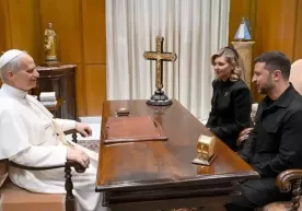 Ватиканда Зеленский, Вэнс ва Рим папаси Украина тинчлиги ҳақида гаплашди фото