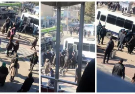 Termizda bozor ko‘chirilishidan norozi bo‘lgan fuqarolar janjal ko‘tardi фото