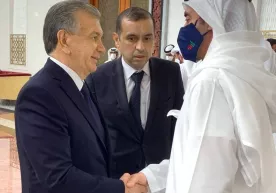 Шавкат Мирзиёев БАА раҳбарияти билан кўришиб, уларга таъзия билдирди фото