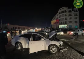 Самарқандда Malibu ва Hyundai тўқнашиб кетди фото