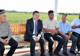 Шавкат Мирзиёев Фарғонага ташриф буюрди фото