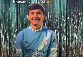 Хусанов янги “Ман Сити” формасини энг тез кийди — рекорд қўлга киритилди!