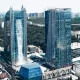 Хитойда жойлашган, тепасидан шаршара оқиб тушувчи осмонўпар бино (видео)