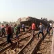 Misrda relsdan chiqib ketgan poyezd fojiaga sabab bo‘ldi (video)