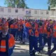 Петербургда ўзбекистонлик қурувчилар маош талаб қилиб намойишга чиқди (видео)