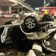 Toshkentda mast haydovchi boshqaruvidagi Epica ag‘darilib ketdi