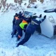 «Qamchiq» dovonida 3 ta mashina handakka tushib ketdi