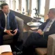 Umid Ahmadjonov Lozannada XOQ Prezidenti Tomas Bax bilan uchrashuv o‘tkazdi (foto)