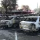 АҚШда автосалон ва юзлаб машиналар ёқиб юборилди (видео)